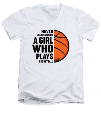 Basketball Team V-Neck T-Shirts