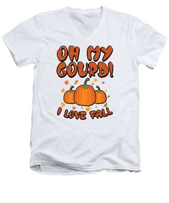 Autumn Season V-Neck T-Shirts