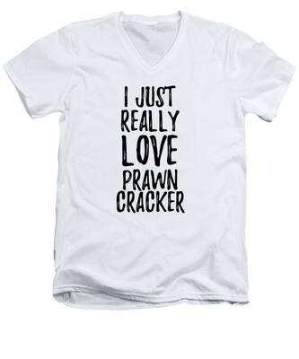 Cracker V-Neck T-Shirts