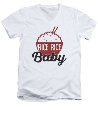 Asian Baby V-Neck T-Shirts