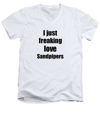 Sandpiper V-Neck T-Shirts