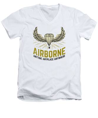 Paratroopers V-Neck T-Shirts