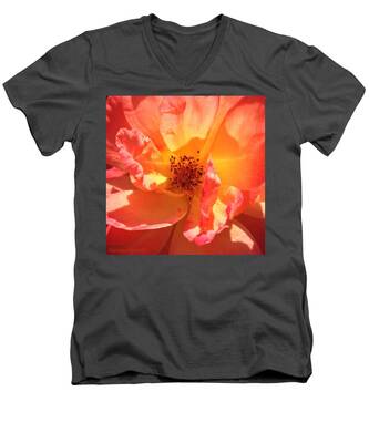 Rose Garden V-Neck T-Shirts