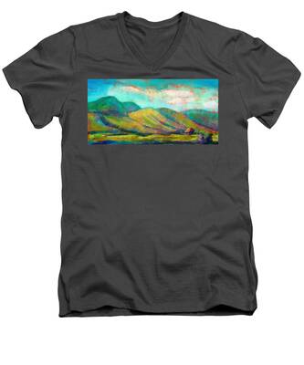 San Simeon V-Neck T-Shirts