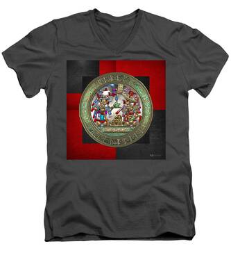 Aztec V-Neck T-Shirts