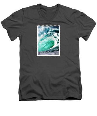 Rolling Waves V-Neck T-Shirts