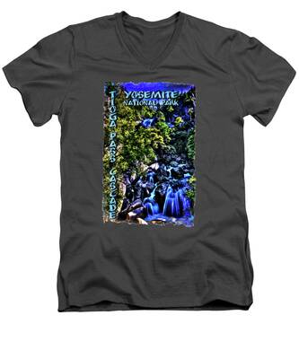 Cascade Range V-Neck T-Shirts