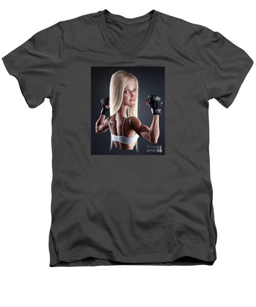 Holly Holm V-Neck T-Shirts