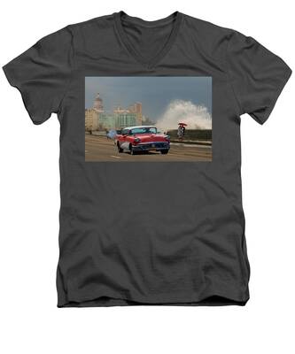 Havana Harbor V-Neck T-Shirts