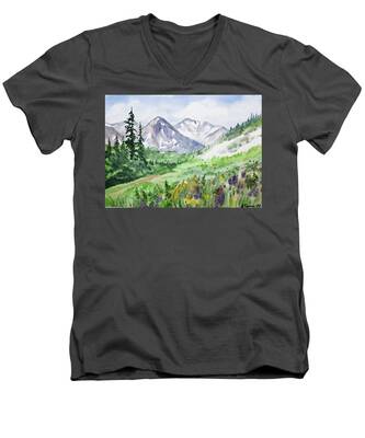 Indian Peaks Wilderness Area V-Neck T-Shirts