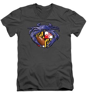 Baltimore Ravens V-Neck T-Shirts