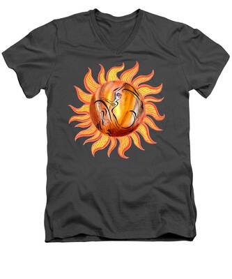 Center Of The Universe V-Neck T-Shirts