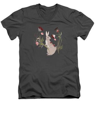 Field Of Flowers V-Neck T-Shirts