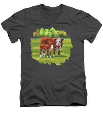 Hereford V-Neck T-Shirts