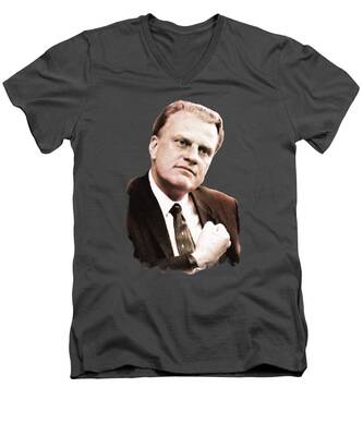 Billy Graham V-Neck T-Shirts