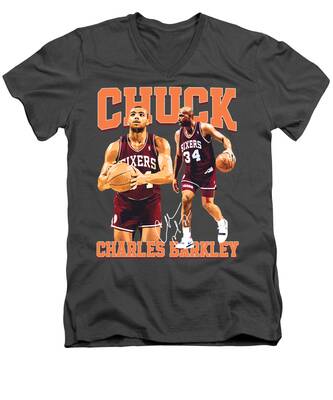 Charles Barkley V-Neck T-Shirts