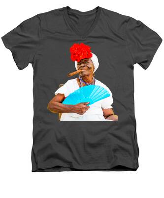 Trinidad Cuba V-Neck T-Shirts