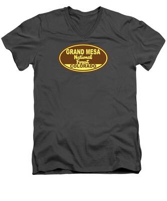 Grand Mesa National Forest V-Neck T-Shirts