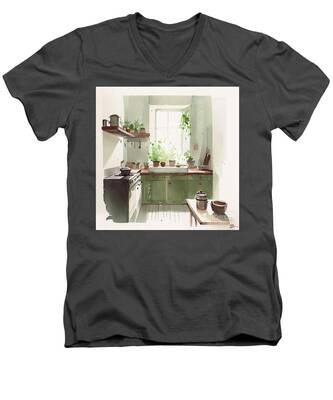 Kitchen Creek V-Neck T-Shirts