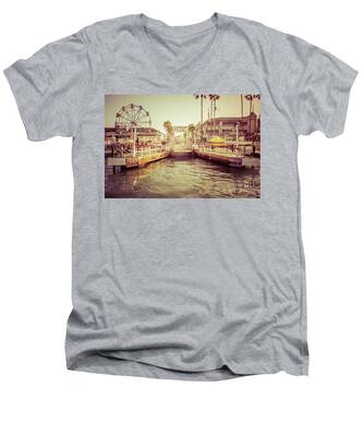 Balboa Pier V-Neck T-Shirts