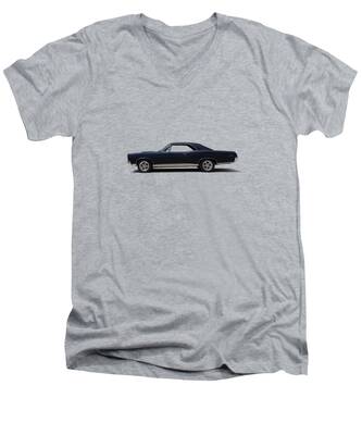 American Car V-Neck T-Shirts