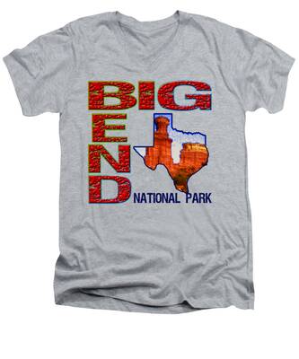 Big Bend National Park V-Neck T-Shirts