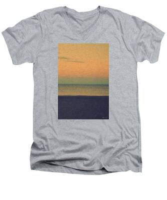 Beach Decor V-Neck T-Shirts