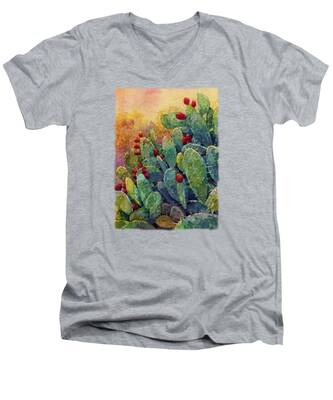 Prickly Pear V-Neck T-Shirts