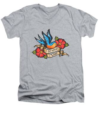 Little Birds V-Neck T-Shirts