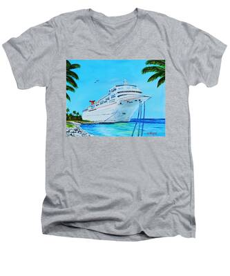 Carnival Cruise Lines V-Neck T-Shirts