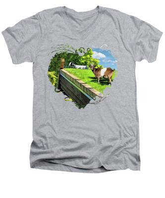 Johnson County V-Neck T-Shirts