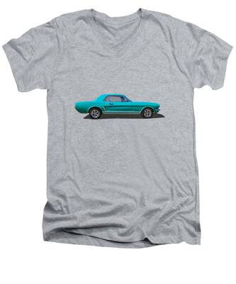 Pony Car V-Neck T-Shirts
