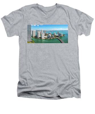 Brickell Key V-Neck T-Shirts