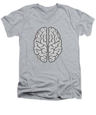 Brain Function V-Neck T-Shirts