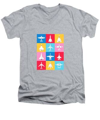 747 V-Neck T-Shirts