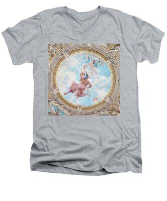 Cupid And Psyche V-Neck T-Shirts