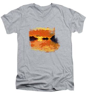 Golden Hills V-Neck T-Shirts