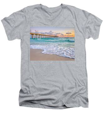 Navarre Beach V-Neck T-Shirts