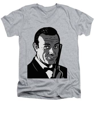 Sean Connery V-Neck T-Shirts