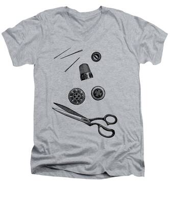 Sewing Tools V-Neck T-Shirts