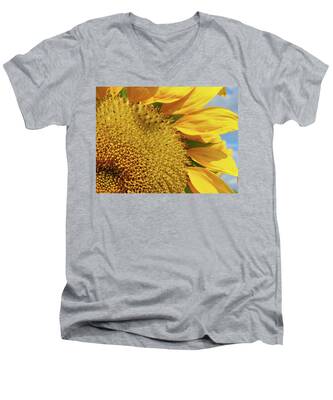 Common Sunflower V-Neck T-Shirts