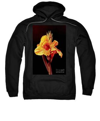 Canna Lilly Stretched Hooded Sweatshirts