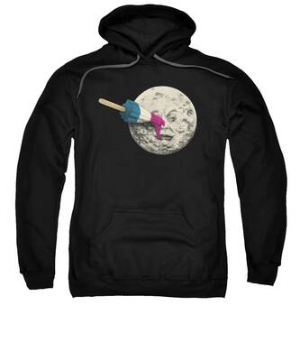 The Moon Hooded Sweatshirts