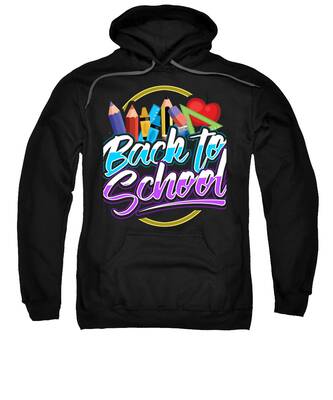 School Bus Hooded Sweatshirts