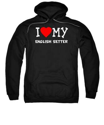 English Setter Hooded Sweatshirts