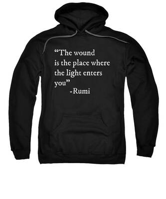 Rumi Quotes Hooded Sweatshirts