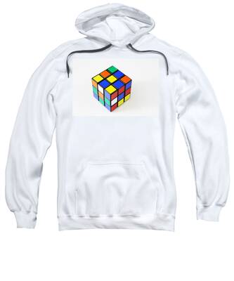 Rubik Cube Hooded Sweatshirts - Fine Art America
