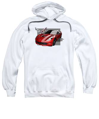 Chevrolet Corvette Hooded Sweatshirts