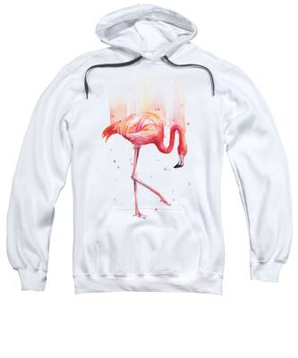 Flamingo Hooded Sweatshirts