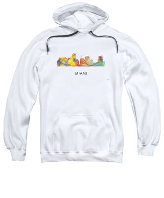 Downtown Miami Hooded Sweatshirts